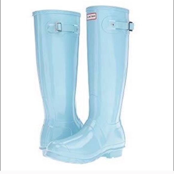 Hunter Shoes - Tiffany Blue, Robins Egg Blue Hunter Rain Boots